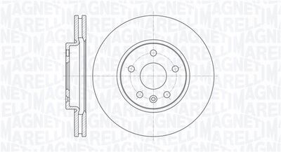 361302040756 MAGNETI MARELLI Тормозной диск