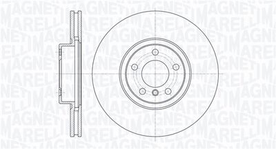 361302040761 MAGNETI MARELLI Тормозной диск