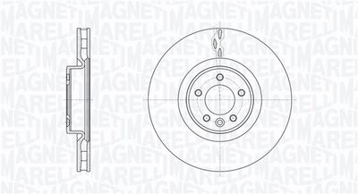 361302040762 MAGNETI MARELLI Тормозной диск