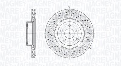 361302040765 MAGNETI MARELLI Тормозной диск