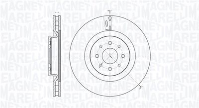 361302040766 MAGNETI MARELLI Тормозной диск