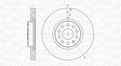 361302040770 MAGNETI MARELLI Тормозной диск