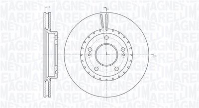 361302040771 MAGNETI MARELLI Тормозной диск