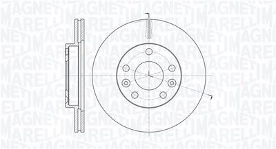 361302040773 MAGNETI MARELLI Тормозной диск