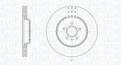 361302040777 MAGNETI MARELLI Тормозной диск