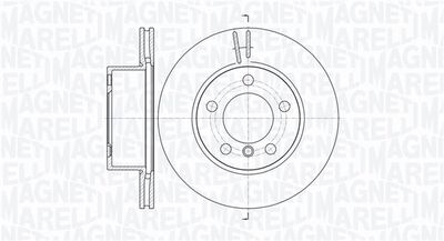 361302040781 MAGNETI MARELLI Тормозной диск