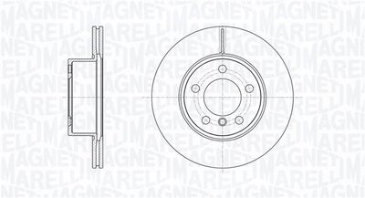 361302040782 MAGNETI MARELLI Тормозной диск