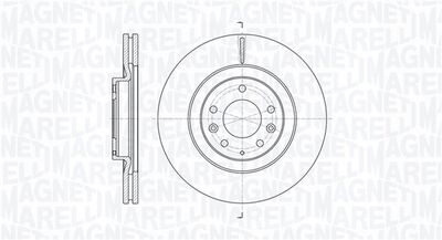 361302040783 MAGNETI MARELLI Тормозной диск