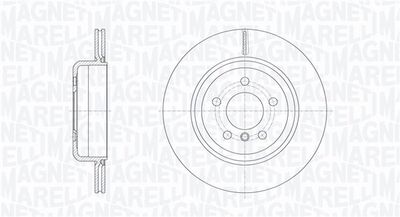 361302040792 MAGNETI MARELLI Тормозной диск