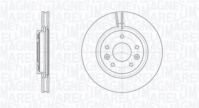 361302040794 MAGNETI MARELLI Тормозной диск