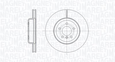 361302040804 MAGNETI MARELLI Тормозной диск