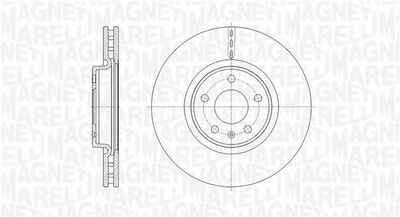 361302040805 MAGNETI MARELLI Тормозной диск