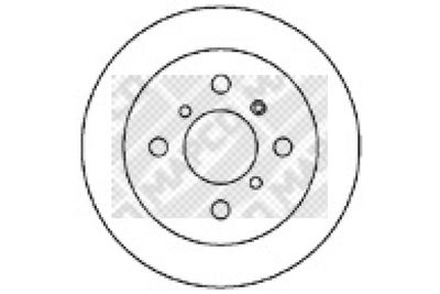 45531 MAPCO Тормозной диск