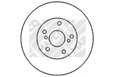 45551 MAPCO Тормозной диск