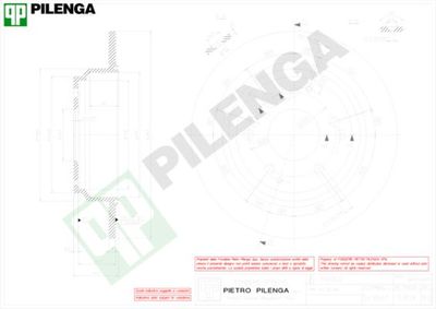 5309 PILENGA Тормозной диск