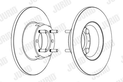 561077J JURID Тормозной диск