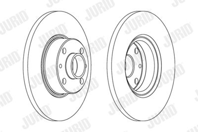 561082J JURID Тормозной диск
