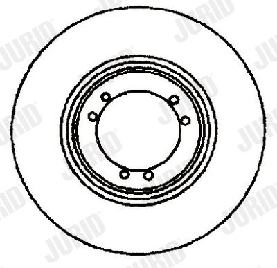 561085J JURID Тормозной диск