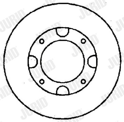 561125J JURID Тормозной диск