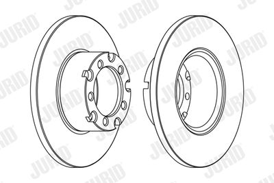 561135JC JURID Тормозной диск