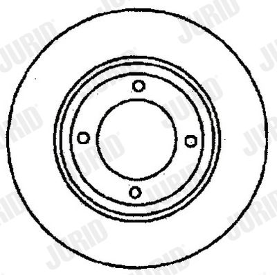 561139J JURID Тормозной диск