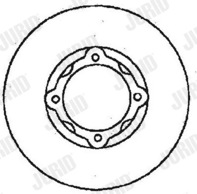561152J JURID Тормозной диск
