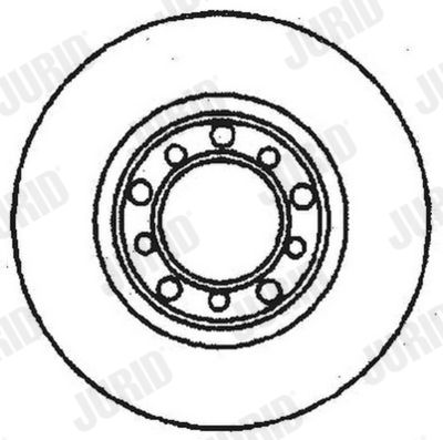 561167J JURID Тормозной диск