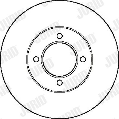 561233J JURID Тормозной диск