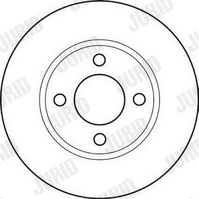 561240J JURID Тормозной диск