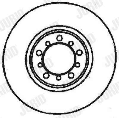 561284J JURID Тормозной диск