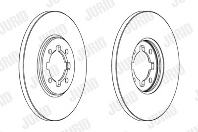 561299J JURID Тормозной диск