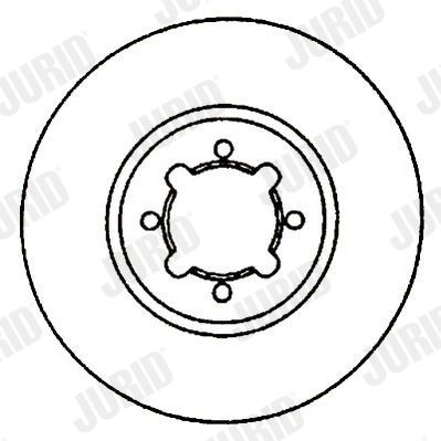 561300J JURID Тормозной диск