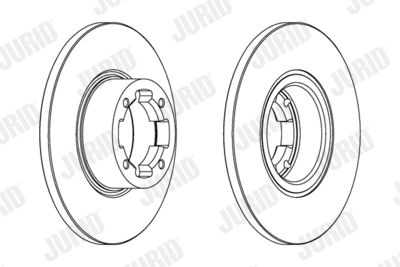 561311J JURID Тормозной диск
