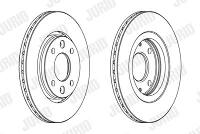 561346JC JURID Тормозной диск