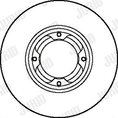 561367J JURID Тормозной диск