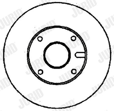 561370J JURID Тормозной диск