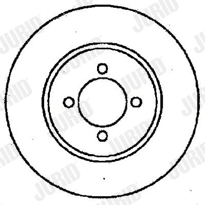 561374J JURID Тормозной диск