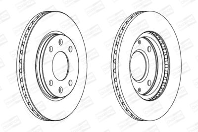 561409CH CHAMPION Тормозной диск
