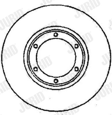 561416JC JURID Тормозной диск