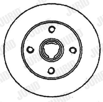 561460J JURID Тормозной диск