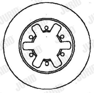 561500JC JURID Тормозной диск