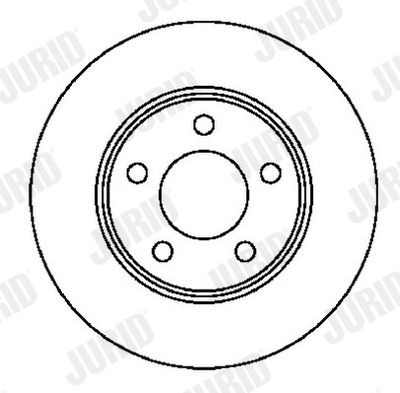 561537J JURID Тормозной диск