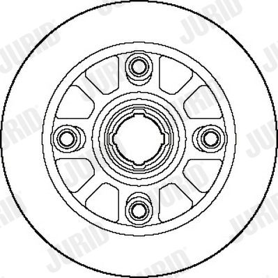 561540J JURID Тормозной диск