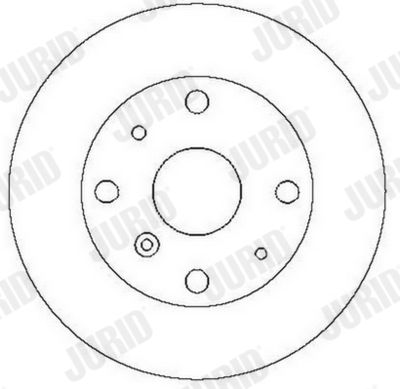 561558J JURID Тормозной диск
