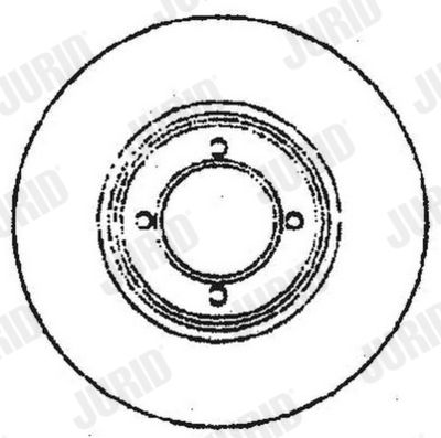 561569J JURID Тормозной диск