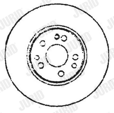 561571J JURID Тормозной диск