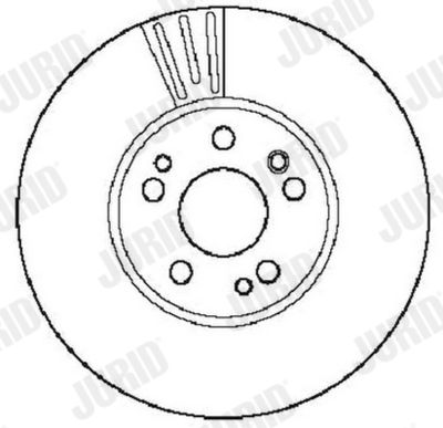 561573J JURID Тормозной диск