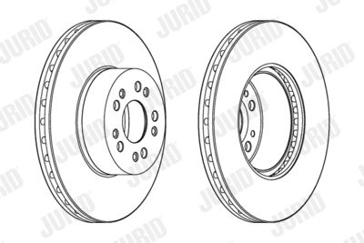561573JC1 JURID Тормозной диск
