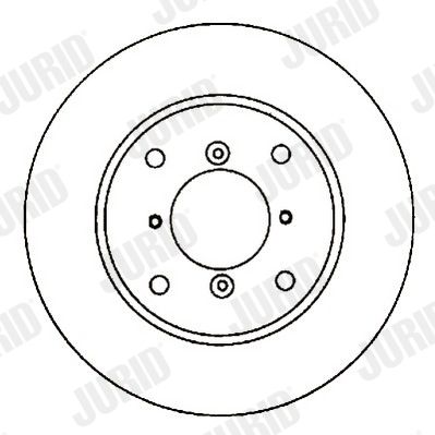 561599J JURID Тормозной диск