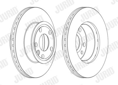 561610J JURID Тормозной диск